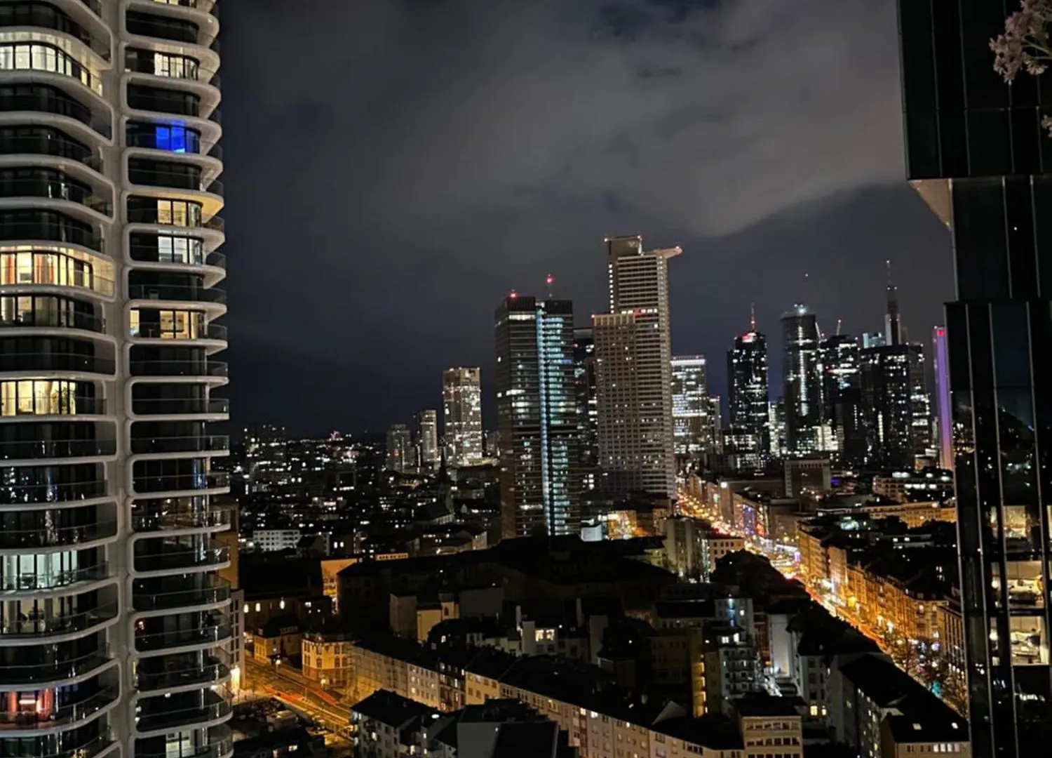 Skyline Blick Frankfurt - Nahe Messe Daire Frankfurt am Main