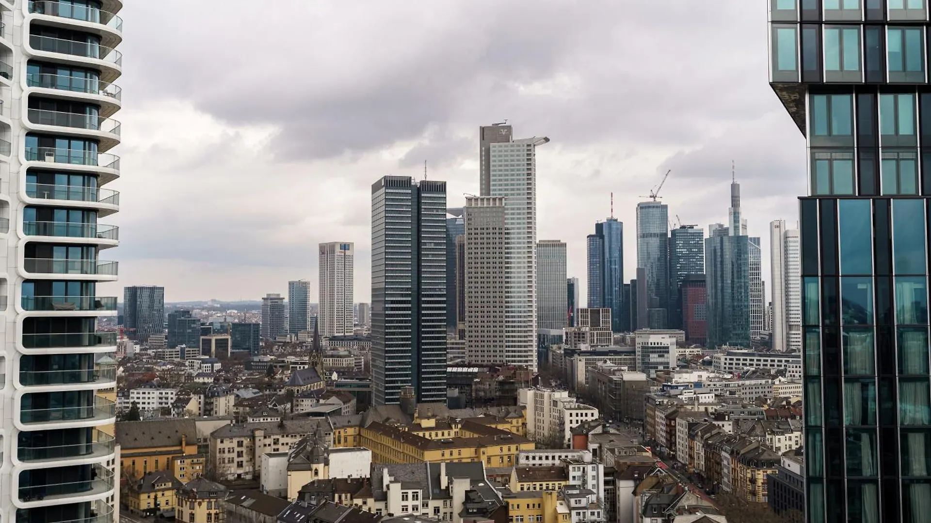 Skyline Blick Frankfurt - Nahe Messe Daire Frankfurt am Main